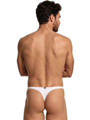 Xtremen 91254 Sous-vêtements pour Hommes String en Microfibre Lisse Couleur Blanc