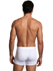 Xtremen 91256 Mens Underwear Sleek Microfiber Boxer Briefs Color White