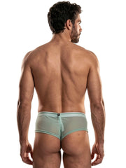 Caleçons en microfibre filet Xtremen 91263 pour homme, couleur verte