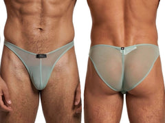 Xtremen 91264 Sous-vêtements Homme Microfibre Mesh Bikini Couleur Vert