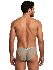 Xtremen 91264 Sous-vêtements Homme Microfibre Mesh Bikini Couleur Vert