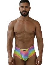 Xtremen 91283 Rainbow Printed Microfiber Briefs Color Cloud