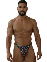 Xtremen 91284 Printed Microfiber Thongs Color Mushroom