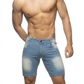 RAINBOW TAPE JEAN SHORT