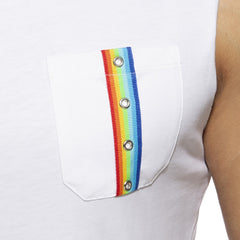 RAINBOW TAPE TANK TOP