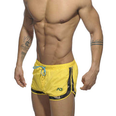 Maillot de bain short Rocky à détails camouflage Addicted Jaune ADS121 Taille S