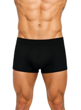 Black men’s cotton briefs with a smooth form-fitting design in an assorted 4 pieces pack