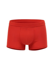 Red men’s briefs with smooth form-fitting design and elastic waistband from assorted cotton trunk 4 pieces pack