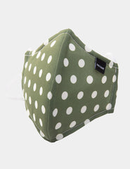 Barcode Berlin Major General Michelinho Unisex Mask Green/White 91800-601 Size One Size