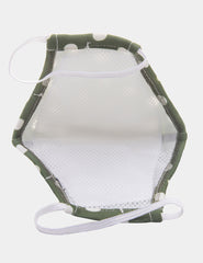 Barcode Berlin Major General Michelinho Unisex Mask Green/White 91800-601 Size One Size