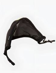 Black mesh camera strap with adjustable buckle and yellow accent for barcode berlin lieutenant skyler unisex mask gray neon