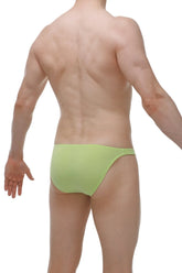 Bikini bessas bamboo apple green light green seamless briefs made from smooth form-fitting fabric