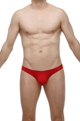 Petitq bikini capri red men’s briefs with snug form-fitting design in vibrant red for comfortable everyday wear