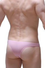 Pink bikini capri skine tea rose athletic briefs with smooth form-fitting design suitable for active wear