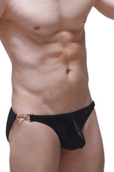 Bikini Conguel Satin Schwarz