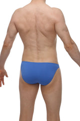 Blue swim trunks from petitq bikini dome in cerulean blue designed for comfortable beachwear