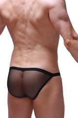 Bikini Ladon Mesh Schwarz
