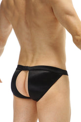 Bikini Manol Satin Schwarz