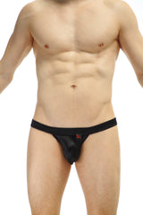 Bikini Manol Satin Schwarz