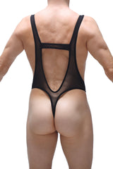 Bodysuit Tanga Gonzac Net Schwarz