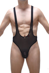 Bodysuit Tanga Gonzac Net Schwarz