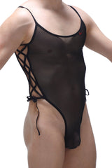 Body Lacets Net Schwarz