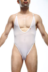 BodyThong Tarare Net Weiß