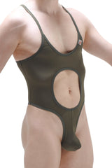 Bodythong Lihac Pflaume Olive