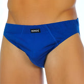 Bonds action brief blue size 2xl bright blue snug fit men’s briefs with elastic waistband and soft fabric