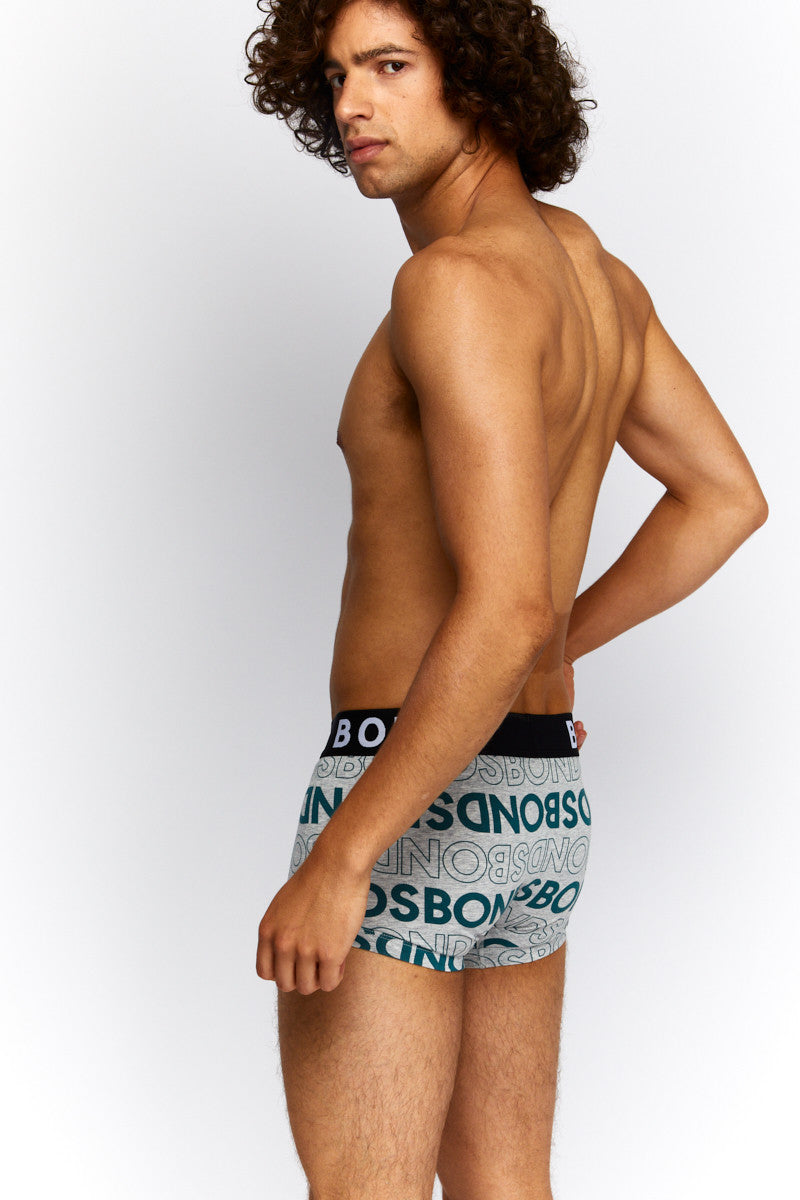 Sous-vêtement de boxer ajusté avec logo Allover Bonds MXKDA taille M Sous-vêtement de boxer ajusté avec logo Allover Bonds MXKDA taille M