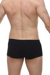 Black briefs boxer algun modal black with smooth form-fitting design in modal fabric for comfortable wear