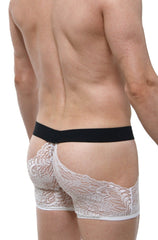 Boxer Lace Trévoux White