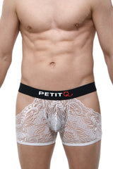 Boxer Lace Trévoux White