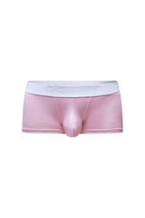 Petitq trunk dome skine tea rose pink men’s briefs with white elastic waistband embossed with better brand name