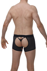 PetitQ Boxer String Strumpfhalter Angy Macra Schwarz