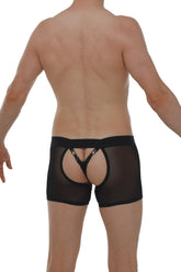 Boxer String Garter Angy Net Black