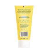 Bright yellow tube of boy butter original oil-based lubricant with white cap and black barcode on the back side