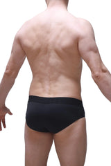 Black briefs barie bee green with smooth form-fitting design ideal for comfortable everyday wear
