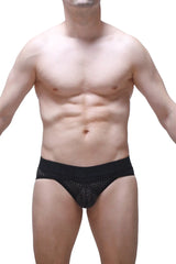 Black mesh briefs bessy durtol black with solid waistband for breathable comfortable wear