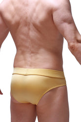 Brief chill joe gold gold-colored briefs with smooth texture snug fit and elastic waistband for comfortable wear