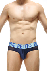 PetitQ Brief Luguet Satin Navy