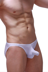 PetitQ Brief Menil Plum White