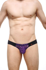 PetitQ Brief Aubiac Cheetah Purple