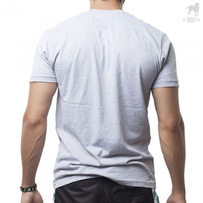 CA-RIO-CA Fußballmannschaft, kurzärmliges T-Shirt, Grau, CRC-A203125, Größe M CA-RIO-CA Fußballmannschaft, kurzärmliges T-Shirt, Grau, CRC-A203125, Größe M