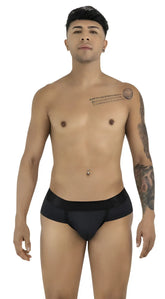 Black candyman 99932 briefs with a smooth form-fitting design and slightly elastic waistband for comfortable wear