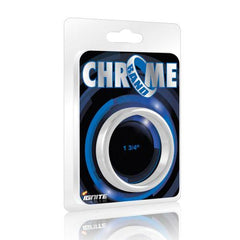 Chrome enhancement ring by ignite sleek silver metallic band with glossy finish and 1 3/4 inch inner diameter