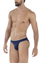 Navy blue clever 1627 deseo bikini seamless briefs with contoured design and branded waistband for comfortable wear