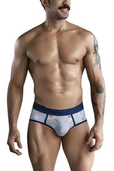 Blue and white patterned clever 1724 coney boxer briefs with cartoon bunny design for comfortable everyday wear