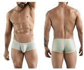 Light green clever 1780 maya trunks form-fitting men’s briefs with central pouch design in soft material