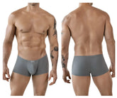 Gray clever 1842 buenavista briefs with a contoured design and small rectangular front tab for comfortable support